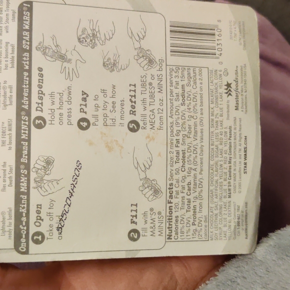 Star Wars Yoda M & M Minis Dispenser 2005 - Picture 5 of 5